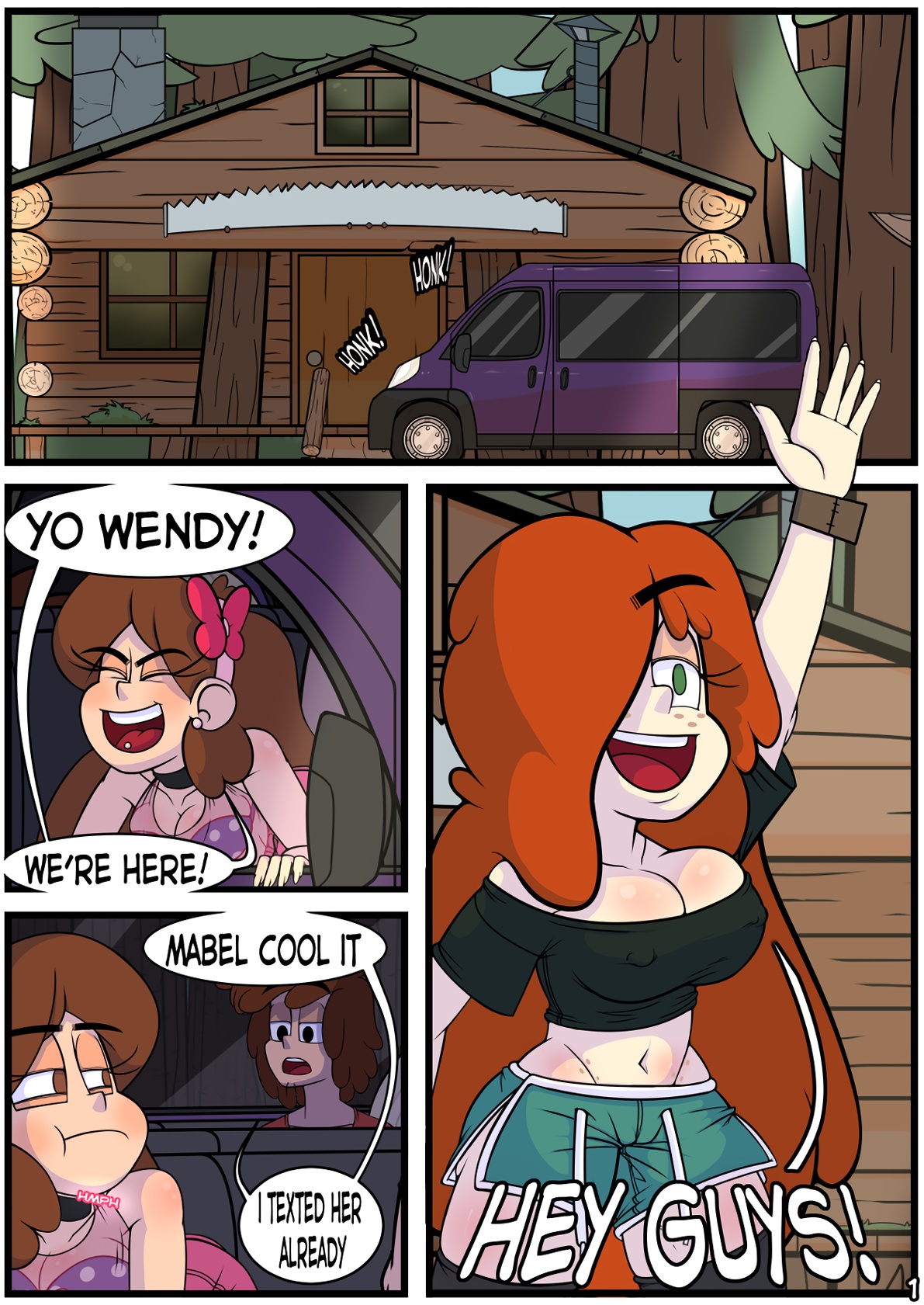 Gravity Falls Wendy Blowjob - Lioxdz Gravity Break! (Gravity Falls)