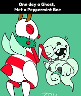 A Ghost and a Peppermint Bee