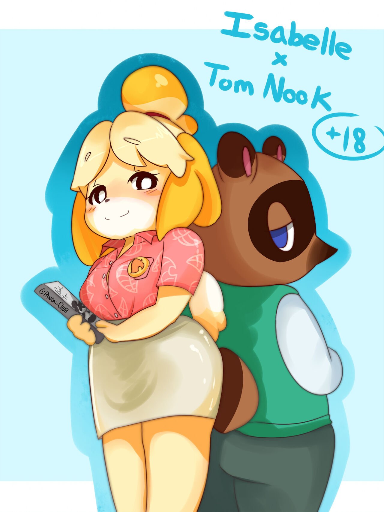 Isabelle and villager porn comic