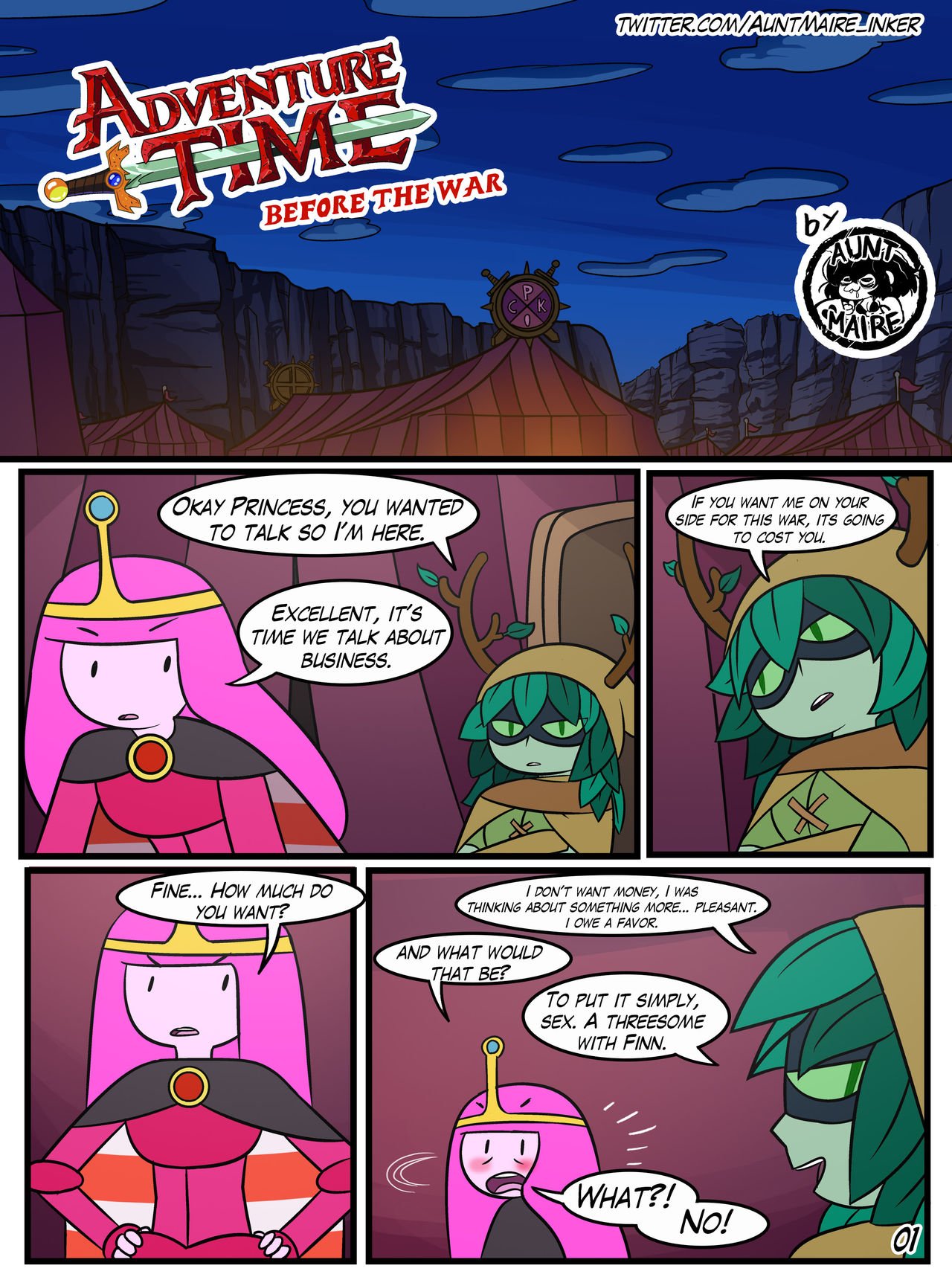 1280px x 1721px - Adventure Time: Before the War - By Inkershike porn comic