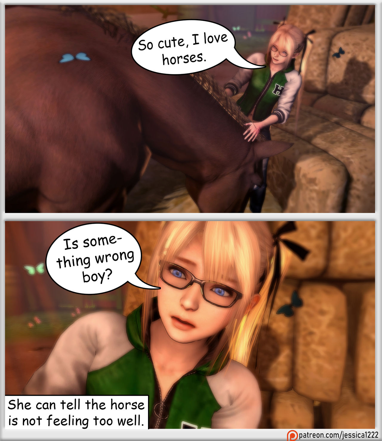 Horse Girl By Jessica1222 (dead or alive) porn comic