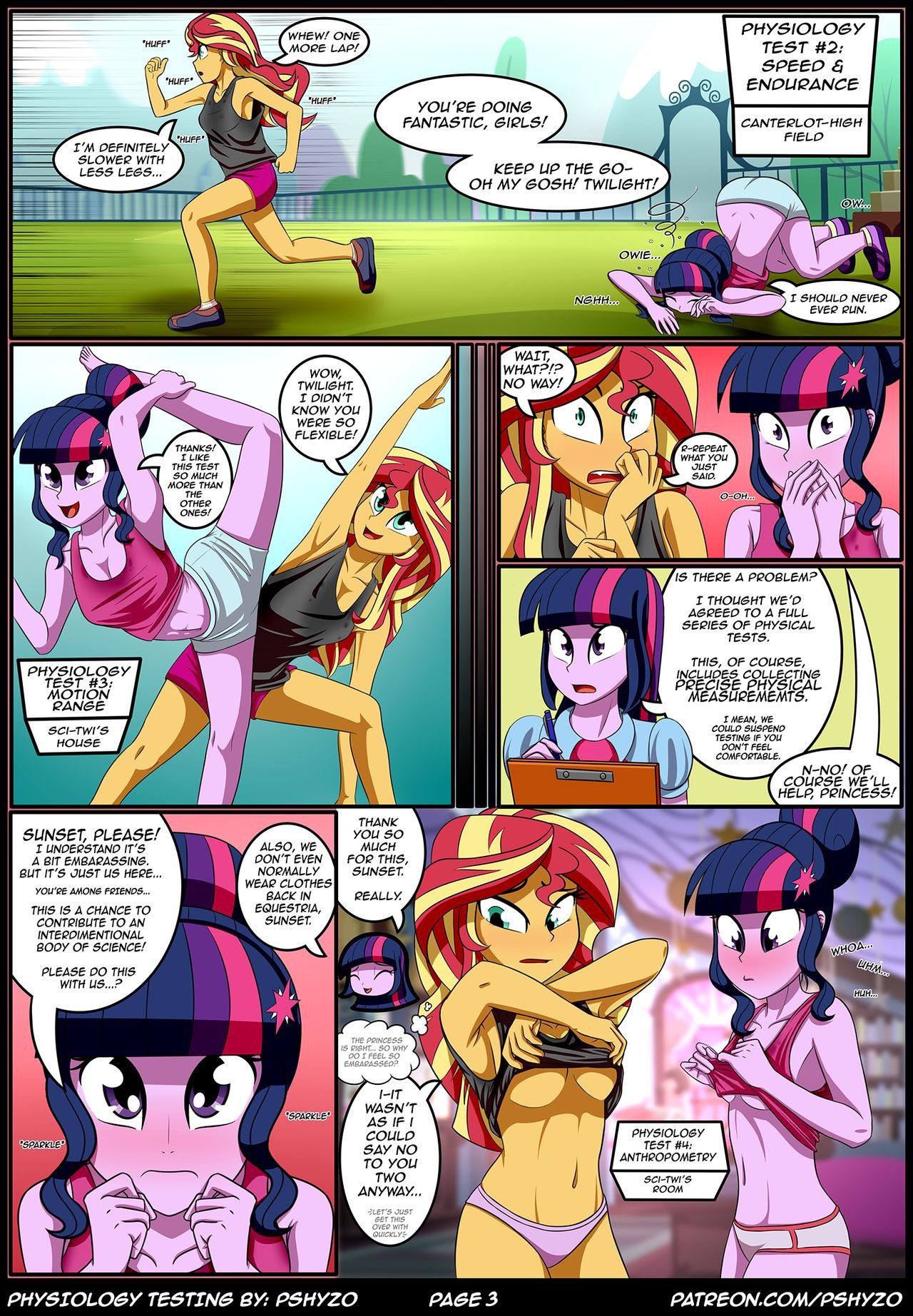 My Little Pony Squirting Porn - Pshyzo Physiology Testing (My Little Pony: Friendship Is Magic) (Color) porn  comic