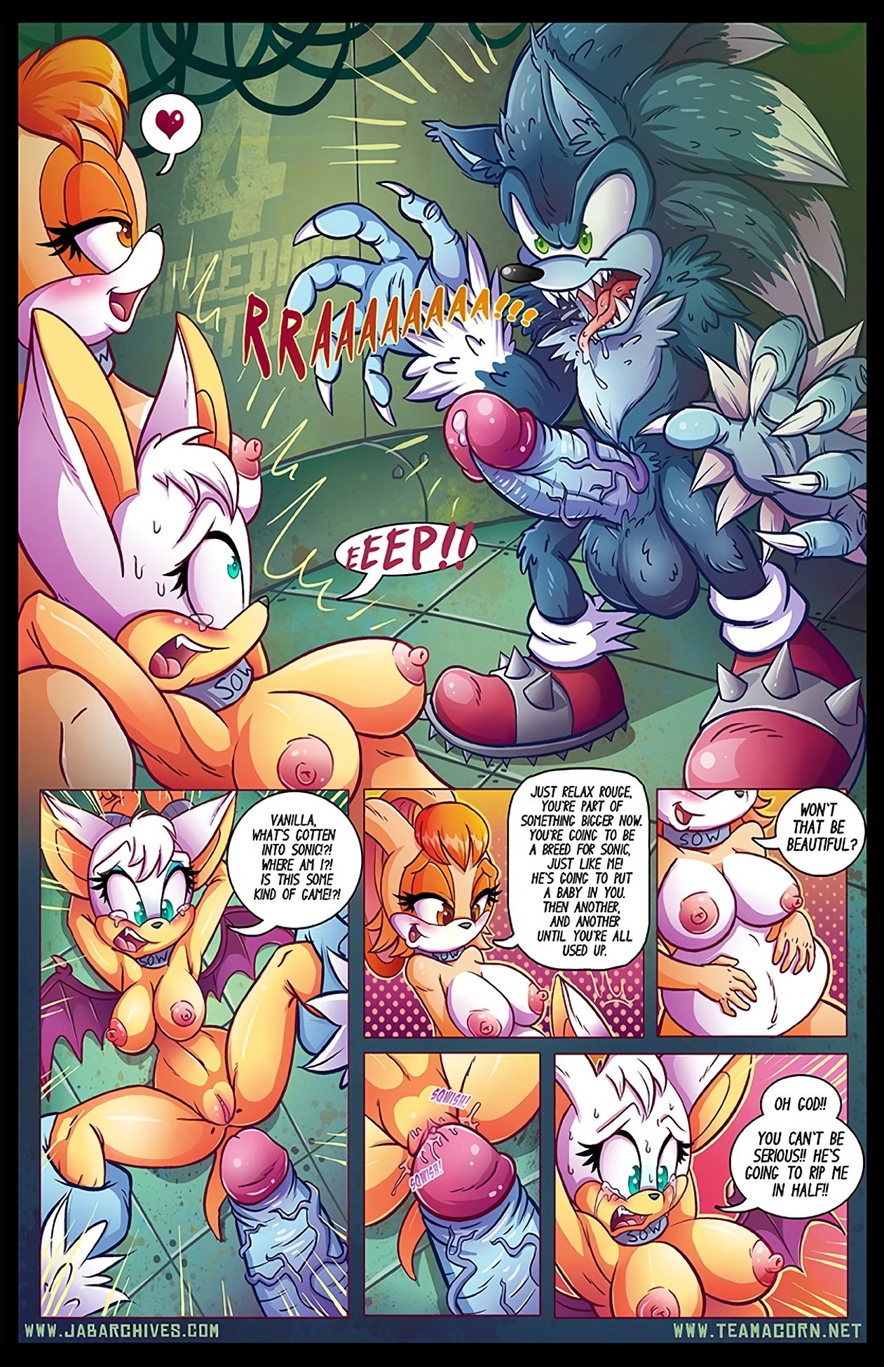 Sonic Werehog Porn - TeamAcorn (Sallyhot) The Bat Who Cried Werehog (Sonic The Hedgehog) porn  comic