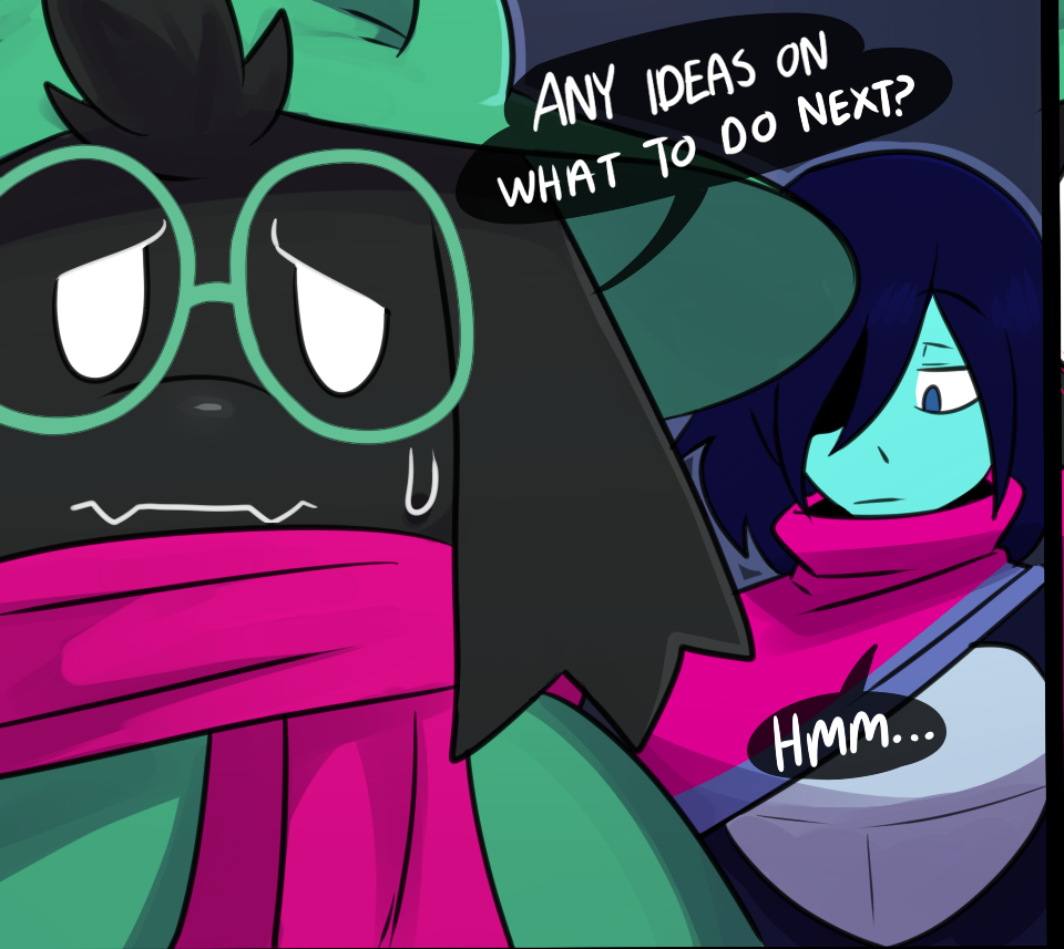 Ralsei x kris porn comic