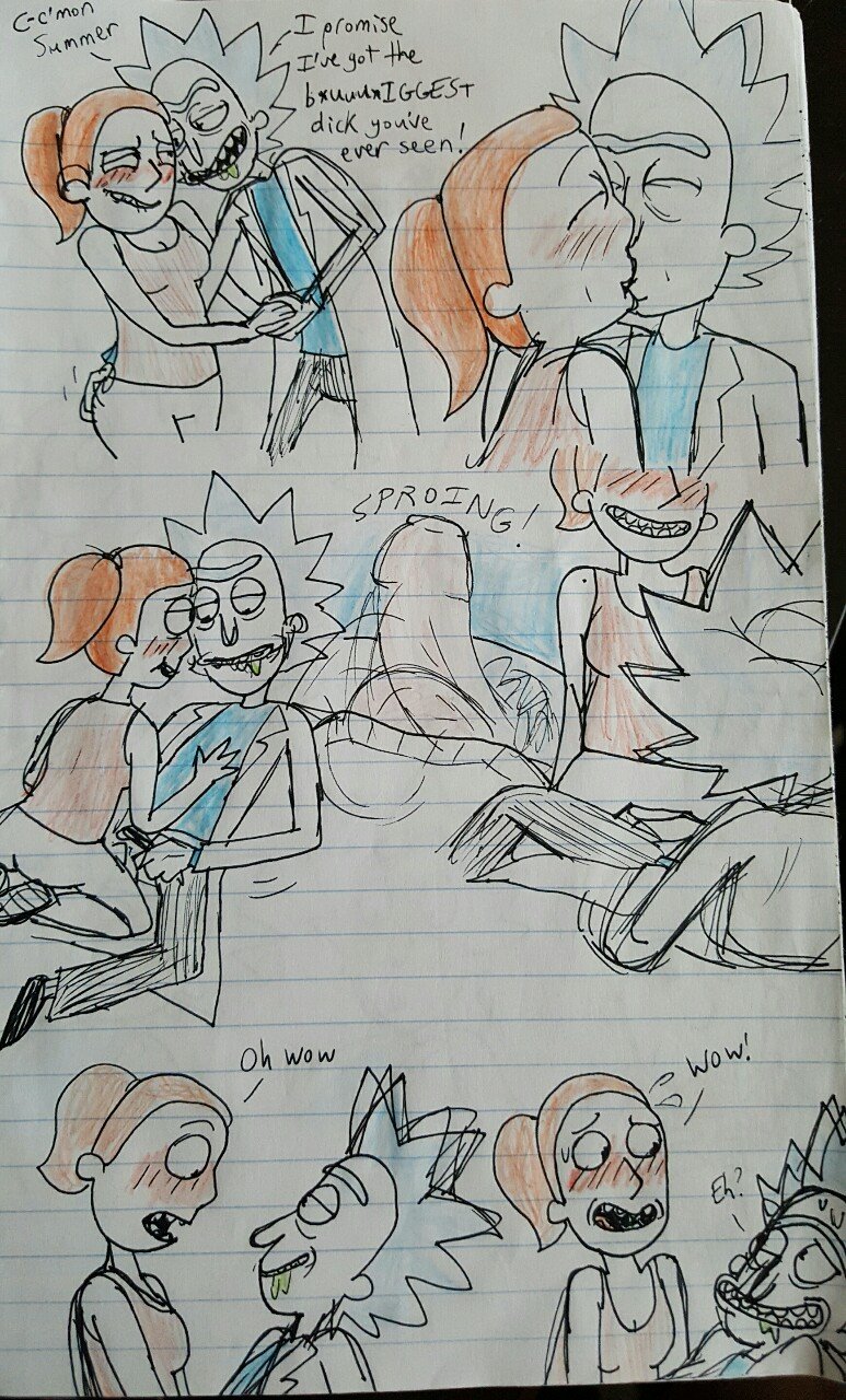 Stickyickysmut Rick and Summer (Rick and Morty) porn comic