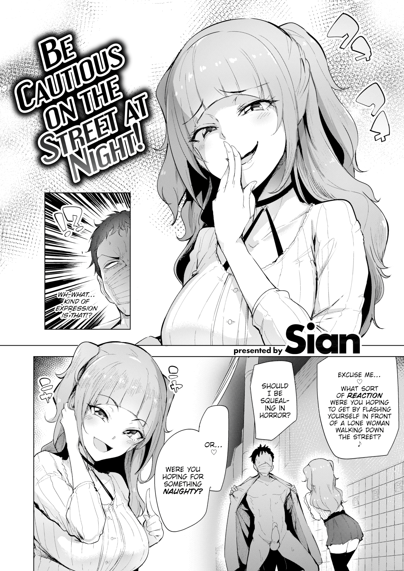 Be cautious on the street at night nhentai
