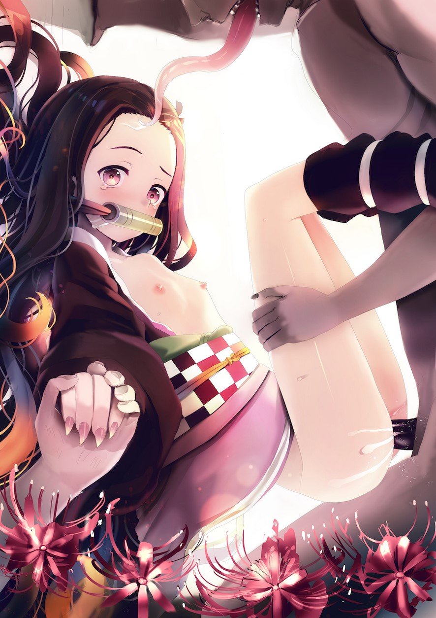 Nezuko kamado hentai manga фото 97