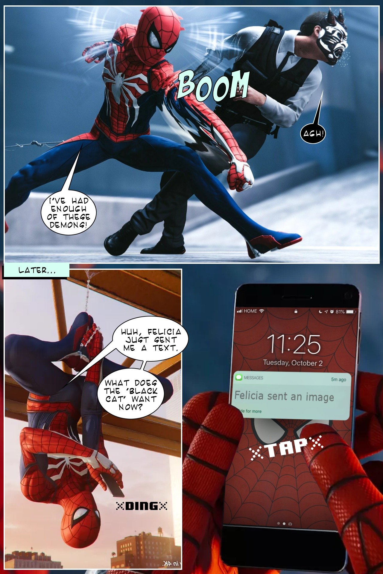 Getting Home To MJ (Spider-man) porn comic