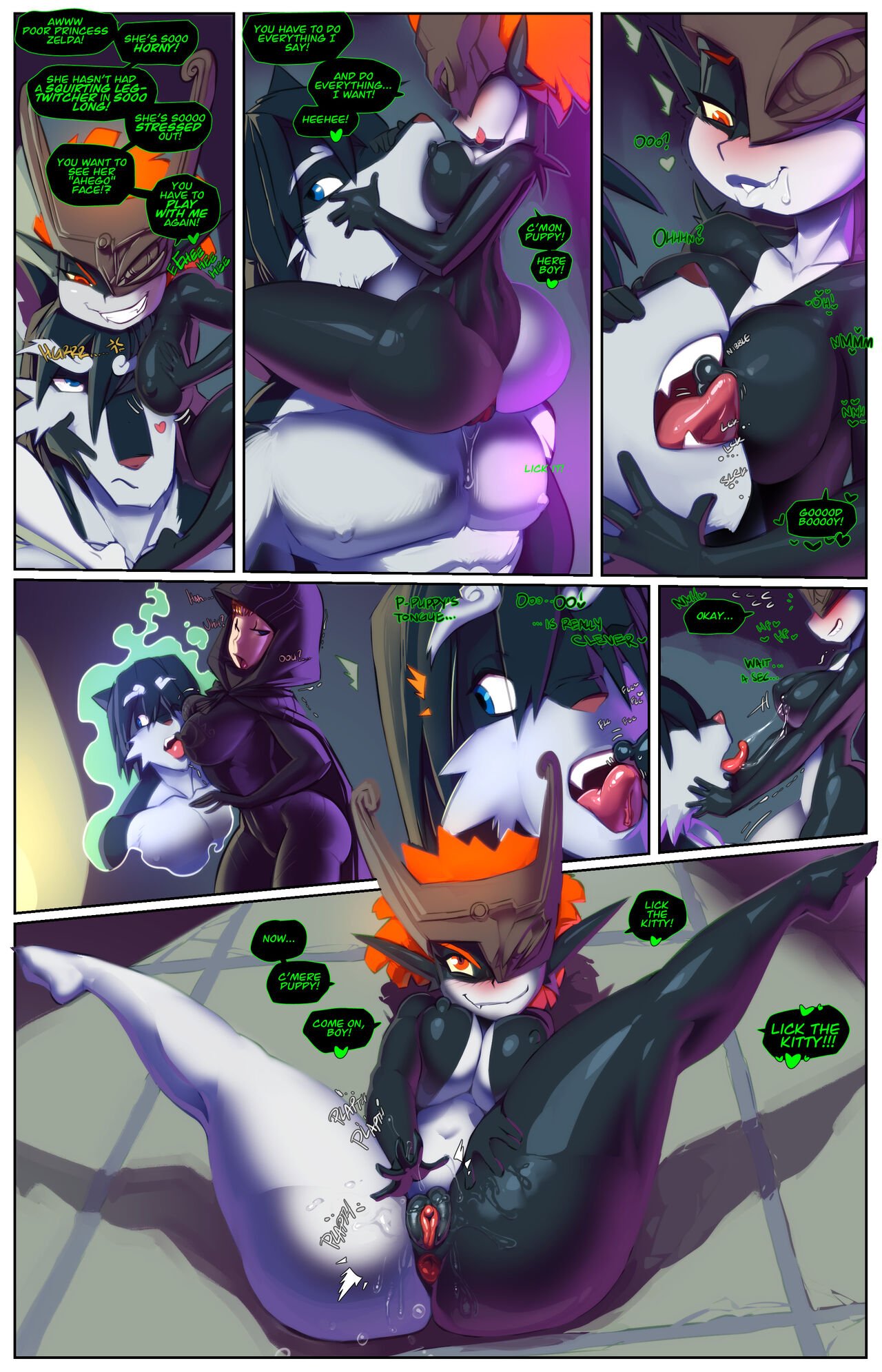 Link and and midna porn comics
