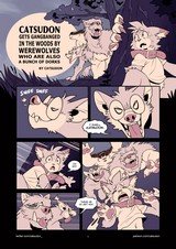 Catsudon Gets Gang-banged In the Woods By Werewolves Who Are Also a Bunch of Dorks