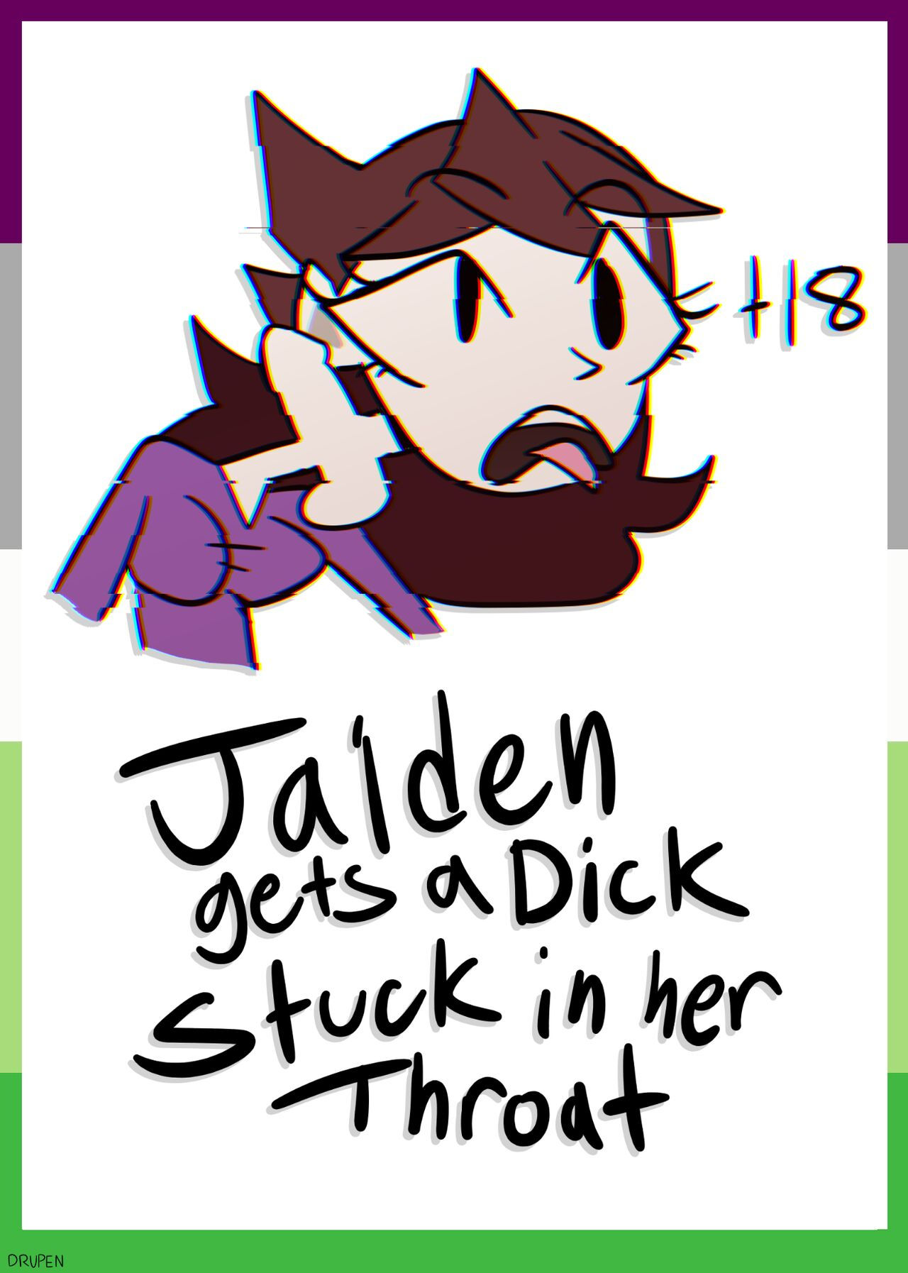 drupen - Jaiden Gets A Dick Stuck In Her Throat porn comic