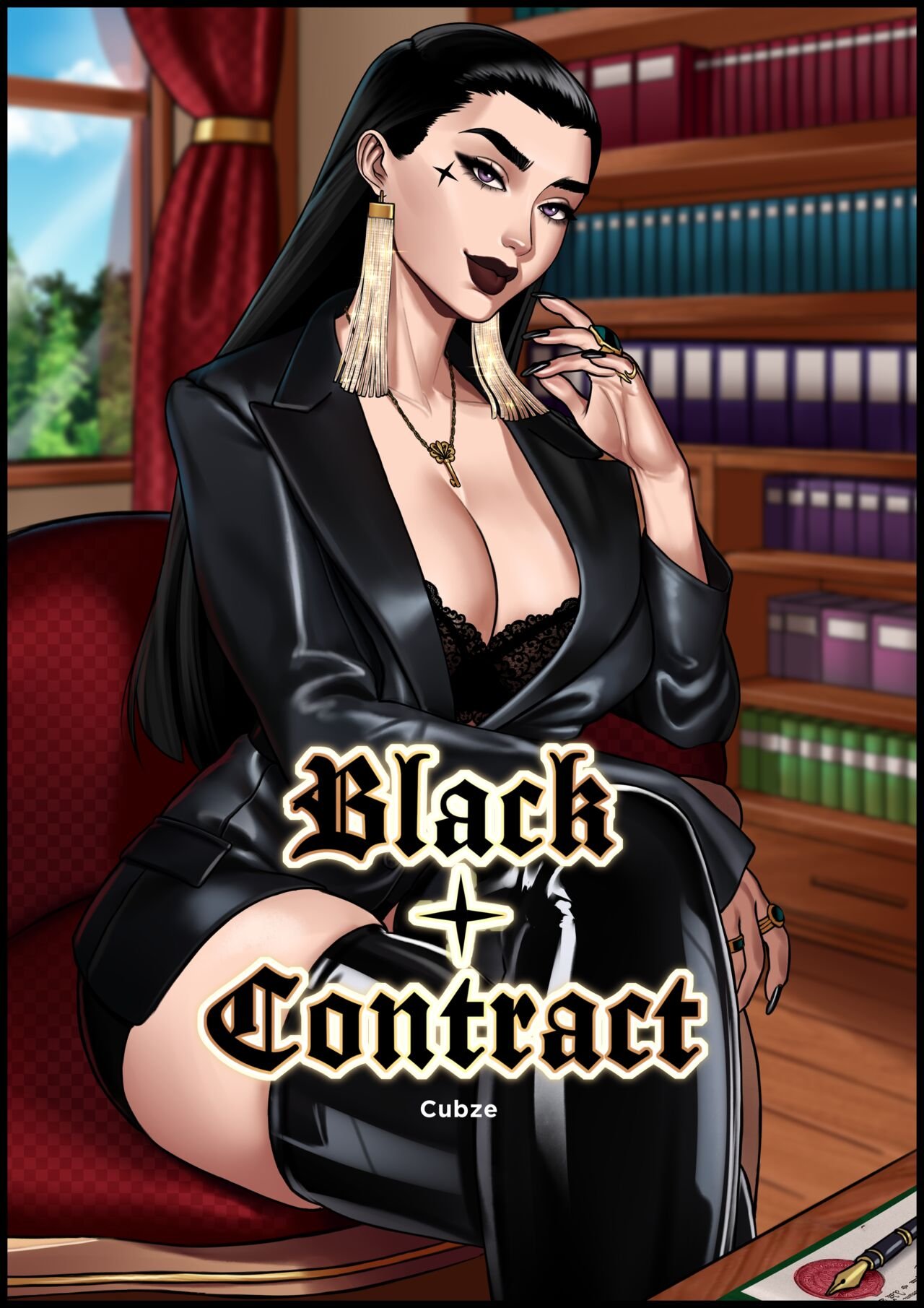 Female Domination Porn Comics - Otto Cubze - Black Contract porn comic