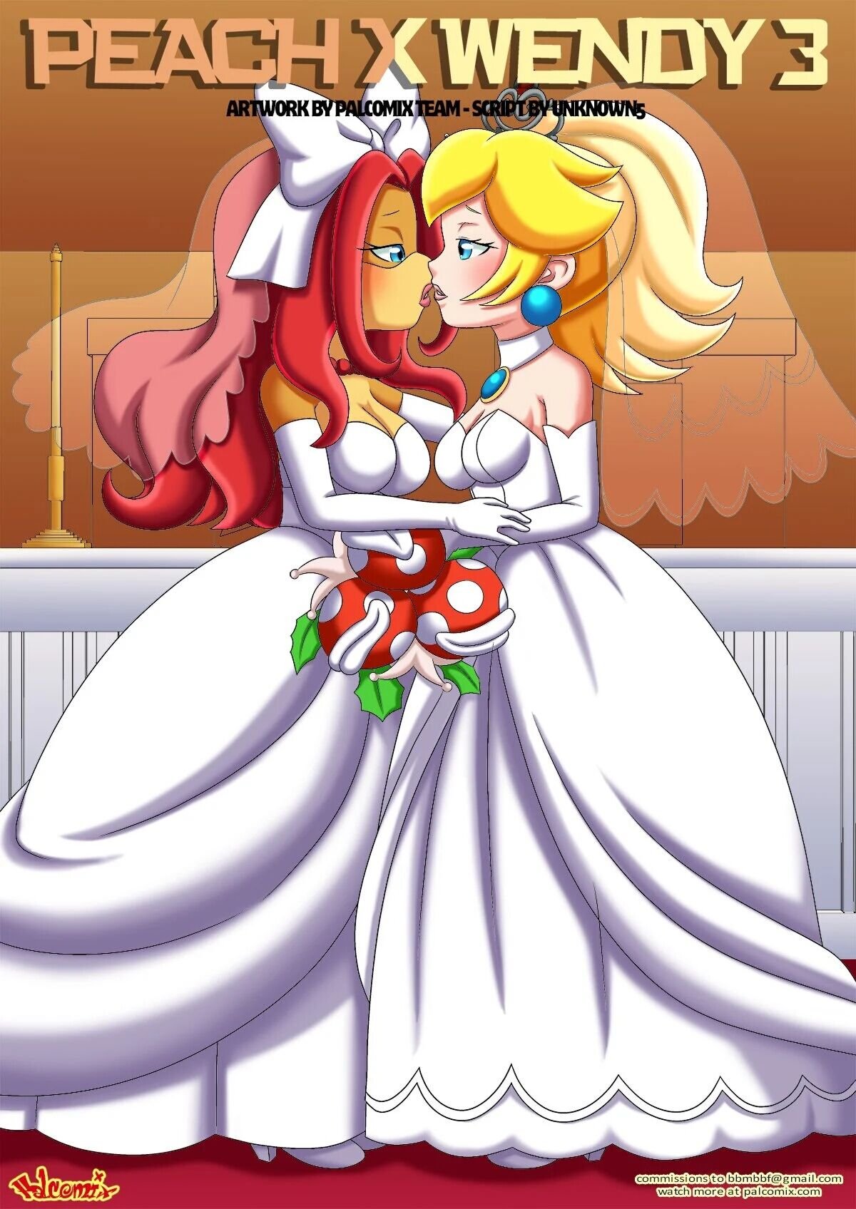 English X English Picture - Palcomix -Peach X Wendy 3 (Mario) - english porn comic
