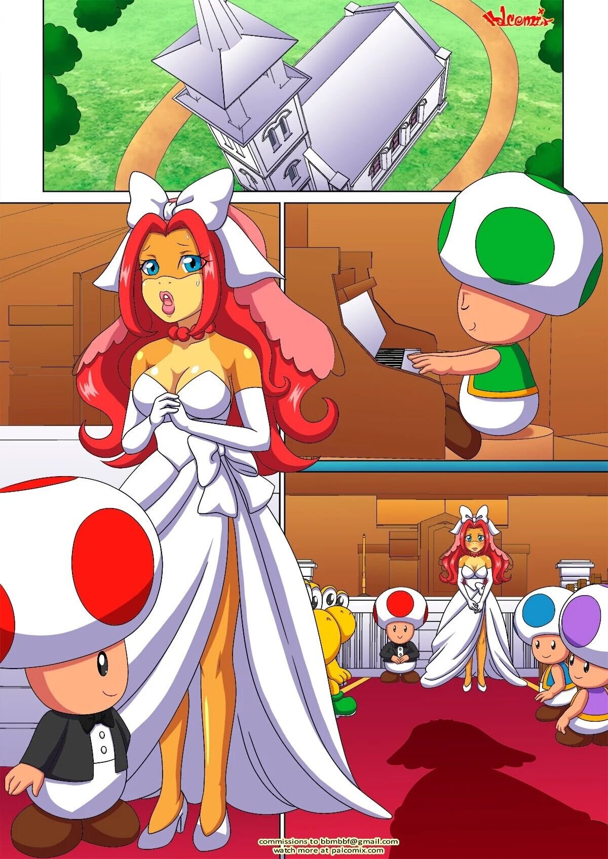 Wendys Cartoon Porn - Palcomix -Peach X Wendy 3 (Mario) - english porn comic
