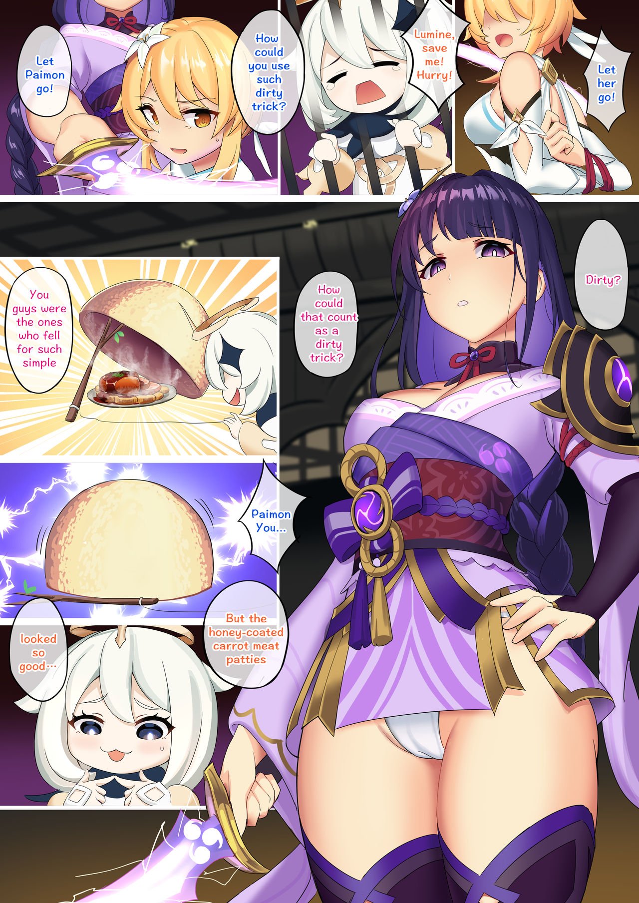 Genshin impact raiden hentai