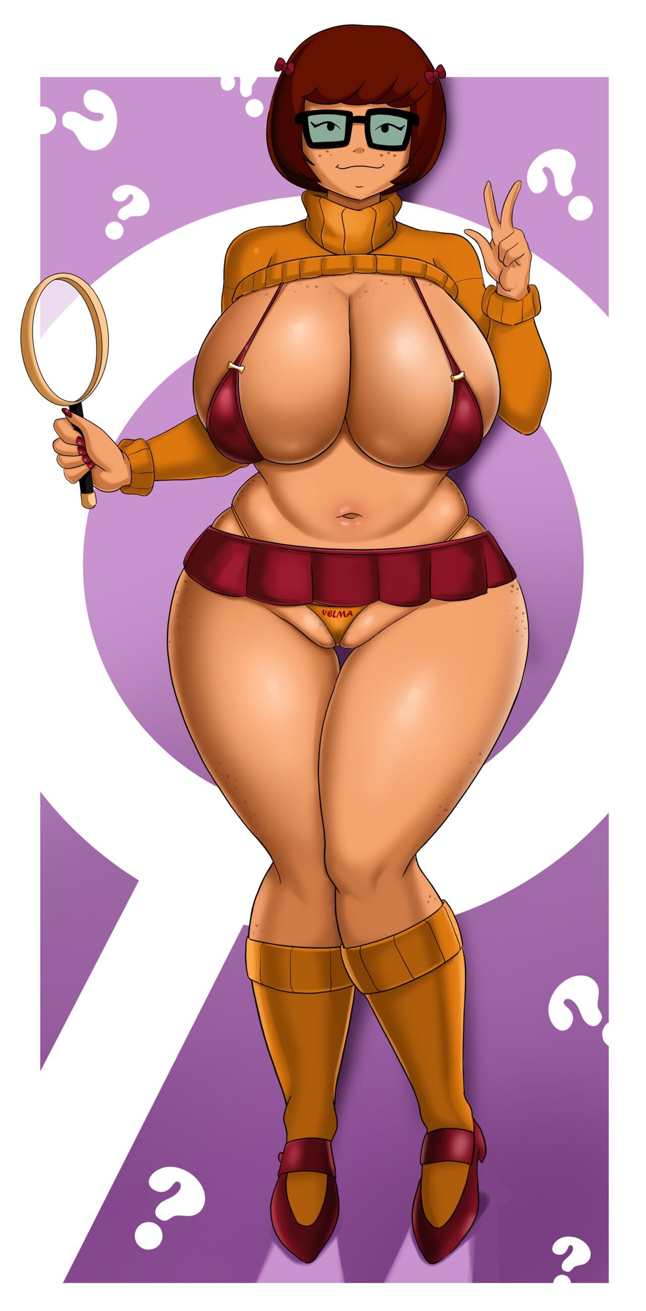 Velma huge ass huge tits porn comic
