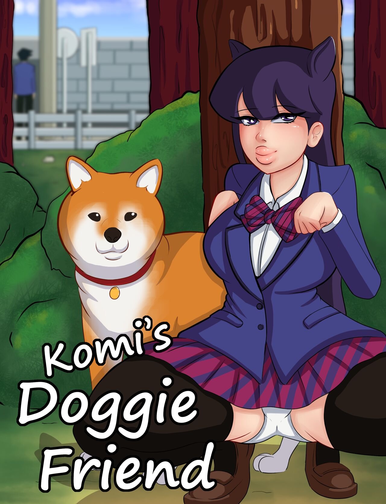 ZinGate - Komi's Doggie friend (Komi Can't Communicate) porn comic