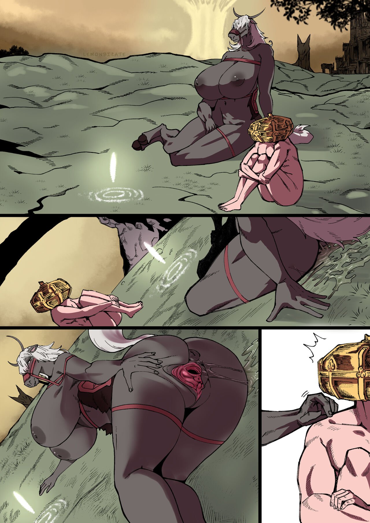 Horse Inflation Porn - LemonBizate - Life with a horse girl (Elden Ring porn comic