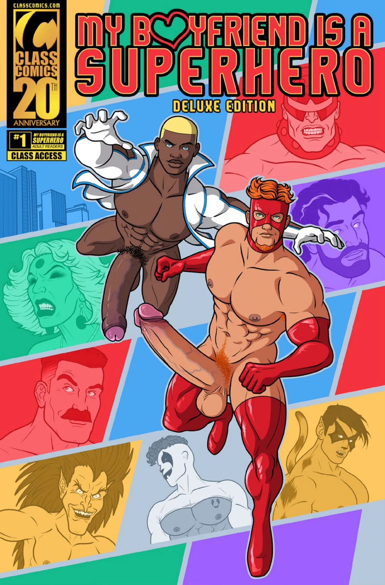 Superhero gay porn comics
