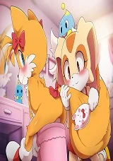 tails being made into a girl