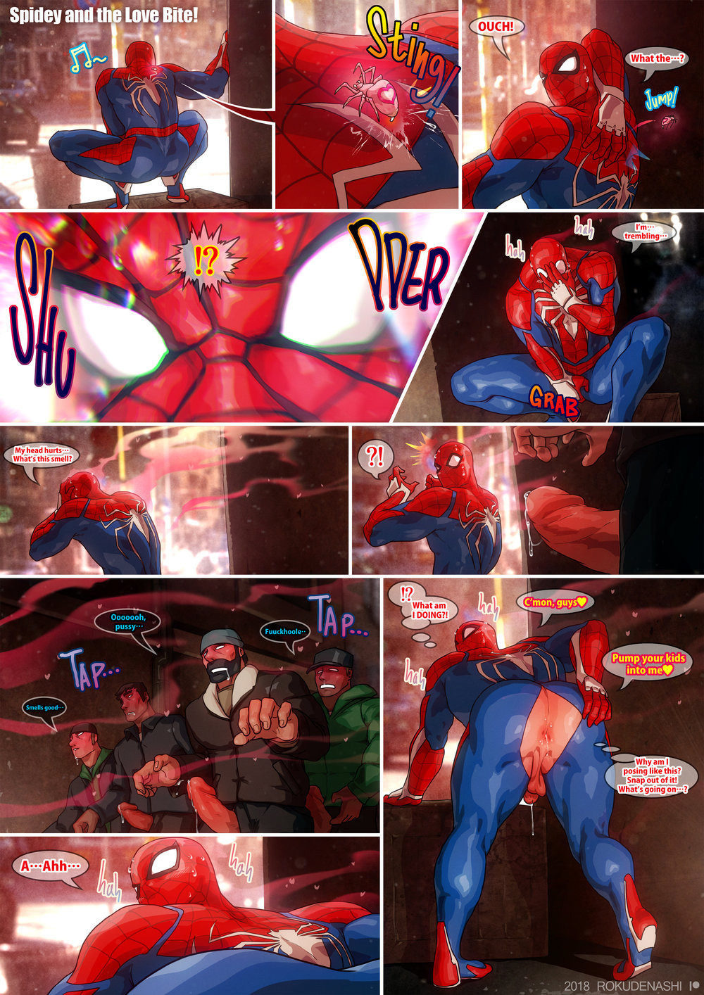 Spidey and the love bite