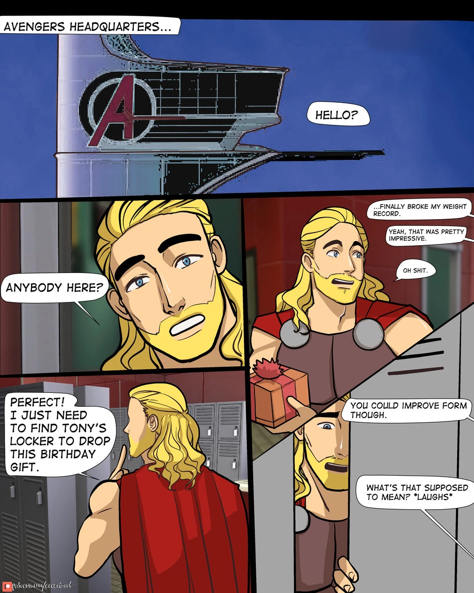 Loki and thor gay porn comic