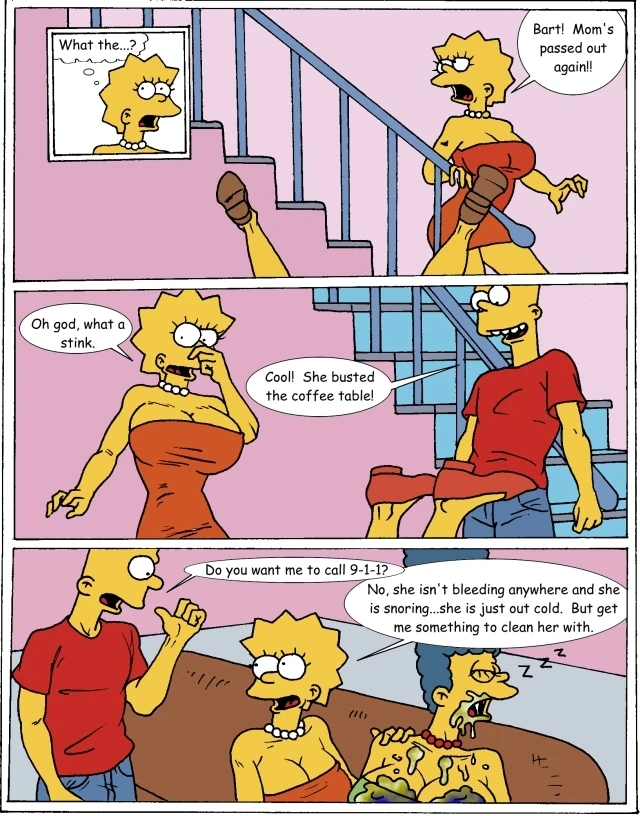 Fear Simpsons Porn Lesbian - The Fear Exploited (The Simpsons) porn comic