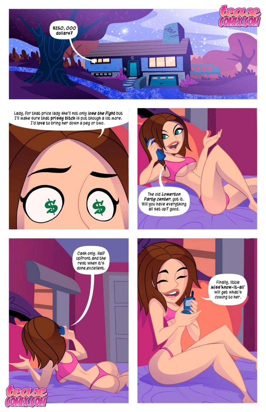 TeaseComix Cheer Fight (kim possible) porn comic