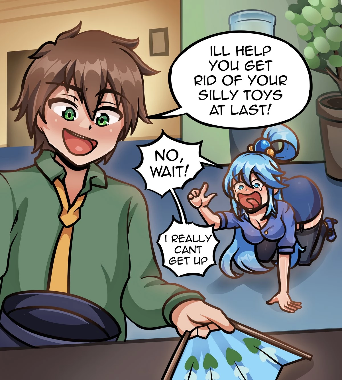 Konosuba Office porn comic