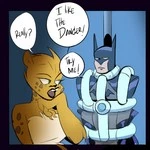 Batman and Cheetah