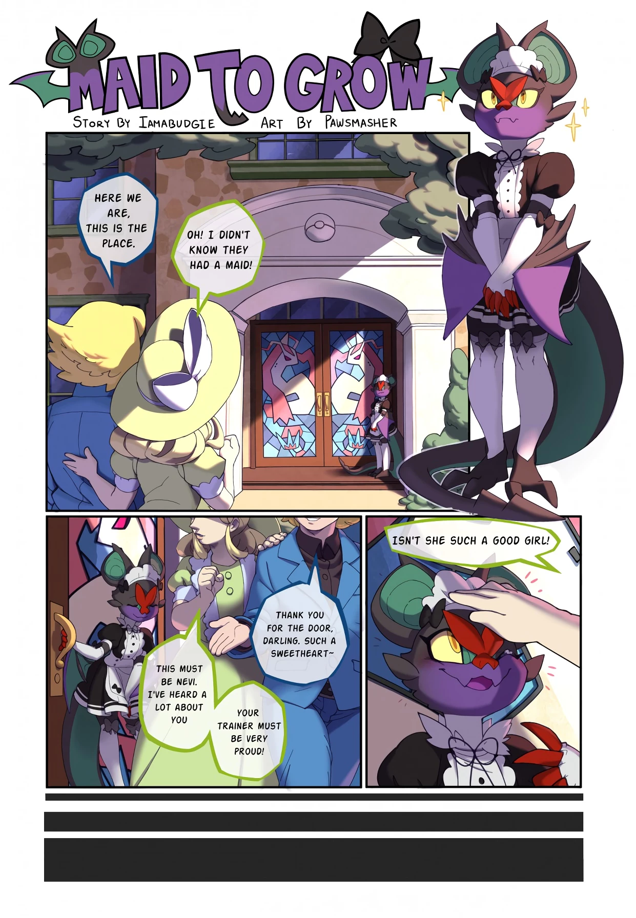 PawSmasher - Maid to Grow porn comic