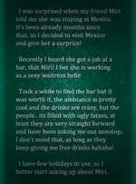 A sexy Macky goes to Mexico ( uncensored)