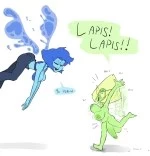 Lapis and peridot