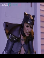 Catwoman Was doing burgling in someone's home but dog save the day ?