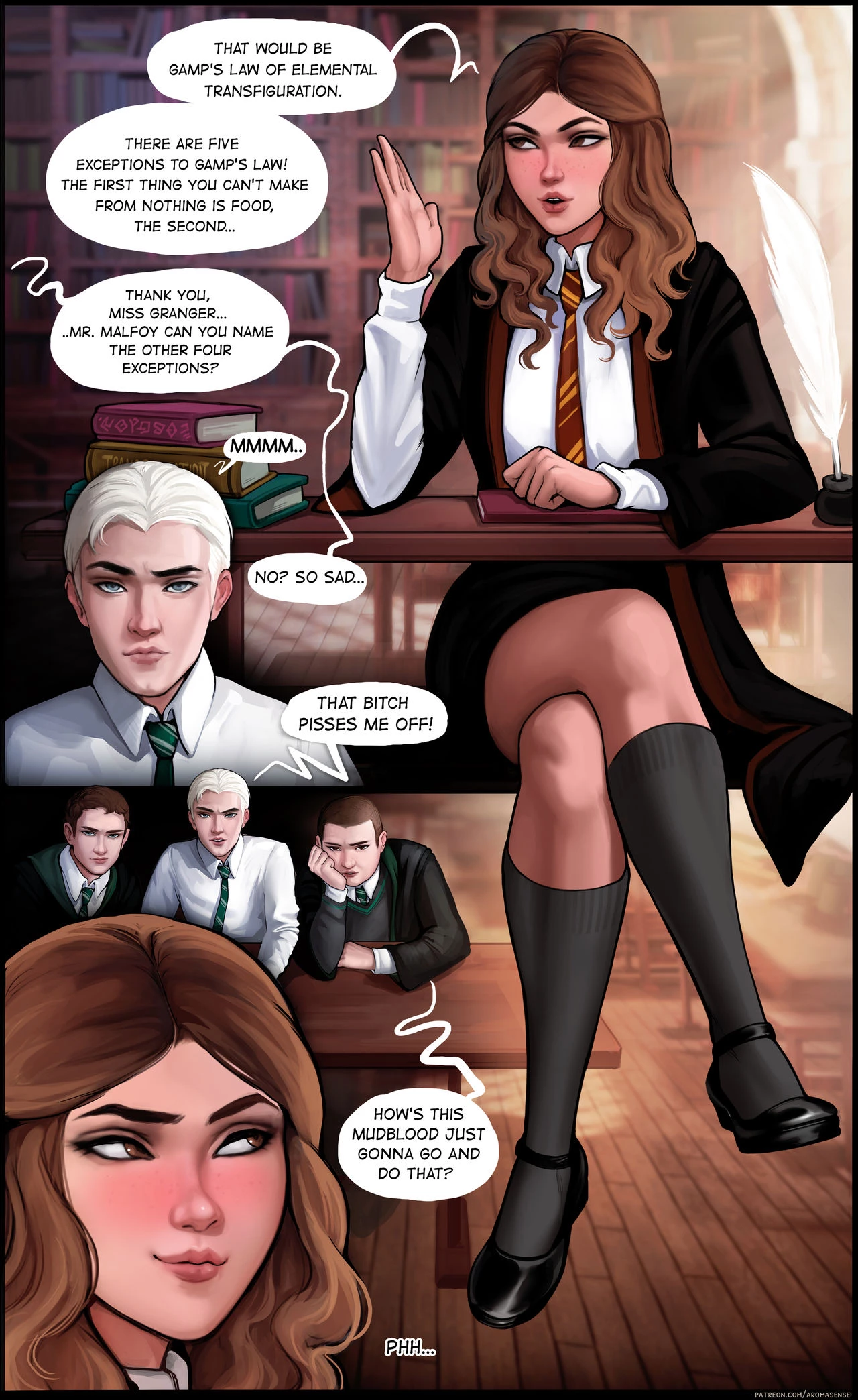 Dramione porn comic