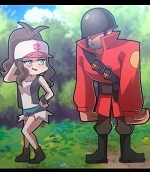 Hilda has been beaten in a pokemon battle!