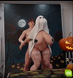 Fucking My Hot Mom in Her DIY ghost costume