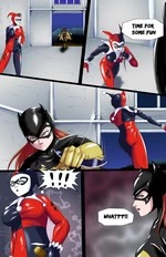 Batgirl vs Harleyquin