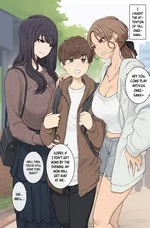 Sex Where I'm Sandwiched Between Tall, Busty Onee-sans and Unable to Escape | Keitai Choushin Onee-san-tachi ni Ryougawa kara Press Sarete Nigerarenai Sex
