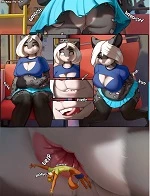 Sharing the seat / Big spoon!