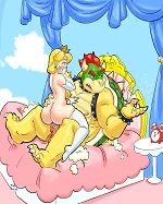 Bowser and Peach
