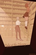 Tyler at the Library 2