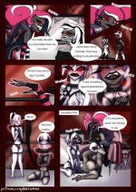 Odette and Clara carmine with velvette