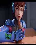 D.Va blowjob