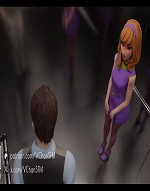 Velma&Daphne Elevator Threesome