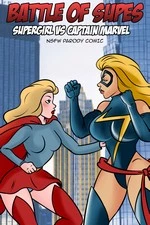 Battle of Supes: Supergirl vs Captain Marvel