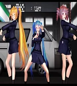 変態JK3人が爆乳おまんこ音頭 - Bakunyu Ondo