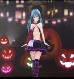 Mmd happy halloween hatsune miku