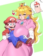 Pauline invades Mario and Peach in a threesome ❤️
