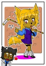 CUTE FOX GIRL'S ANTICS